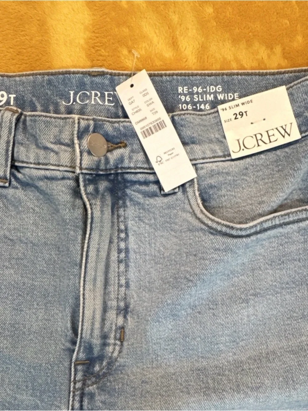 J. Crew Light Blue Straight-Leg Jeans